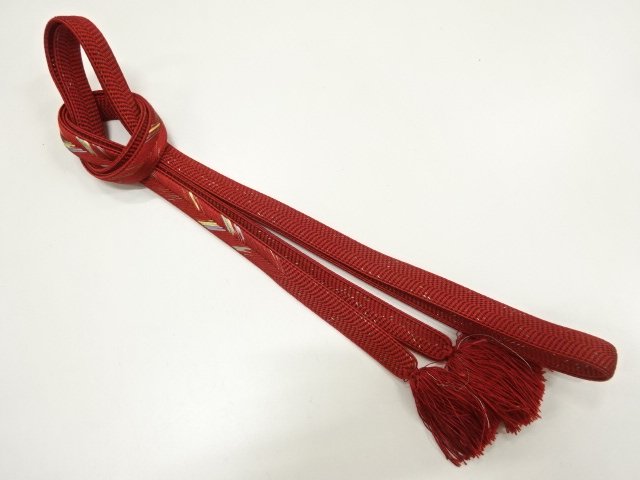 JAPANESE KIMONO / HAND-TIED OBIJIME CORD